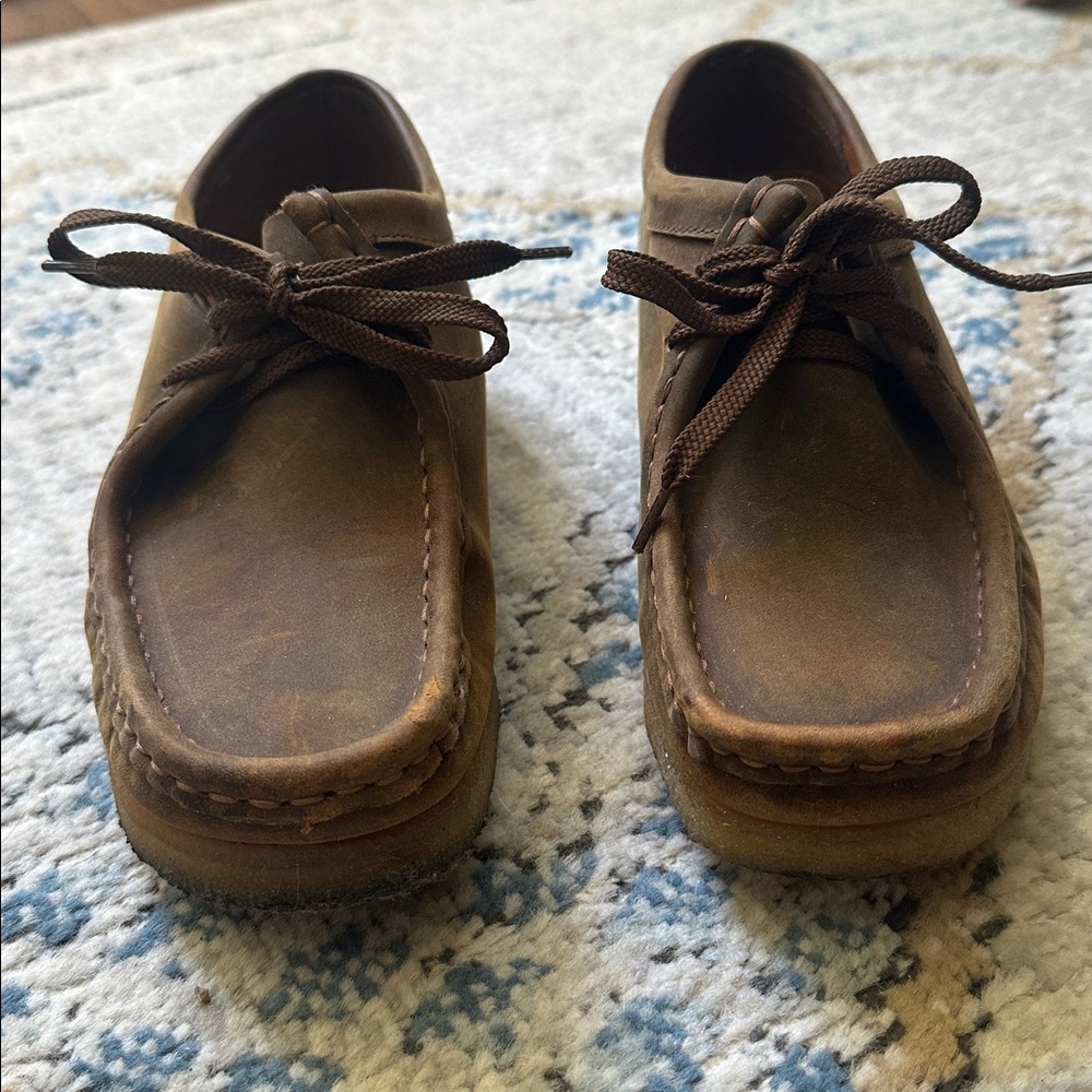 Clarks Brown Leather Women's Shoes